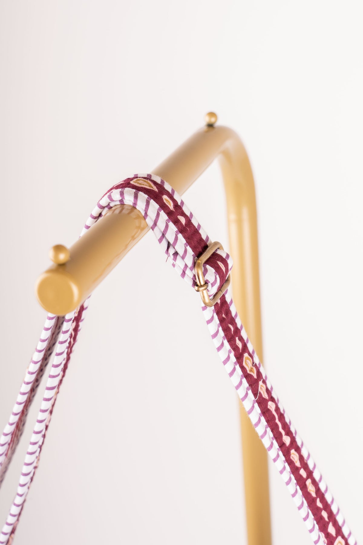 Jaipur by Maya Burgundy Ruffle Shoulder Bag