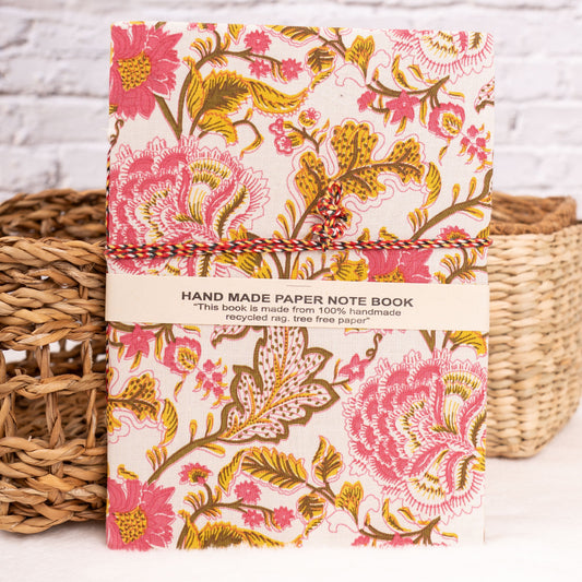 Handmade Recycled Rag Paper Notebooks